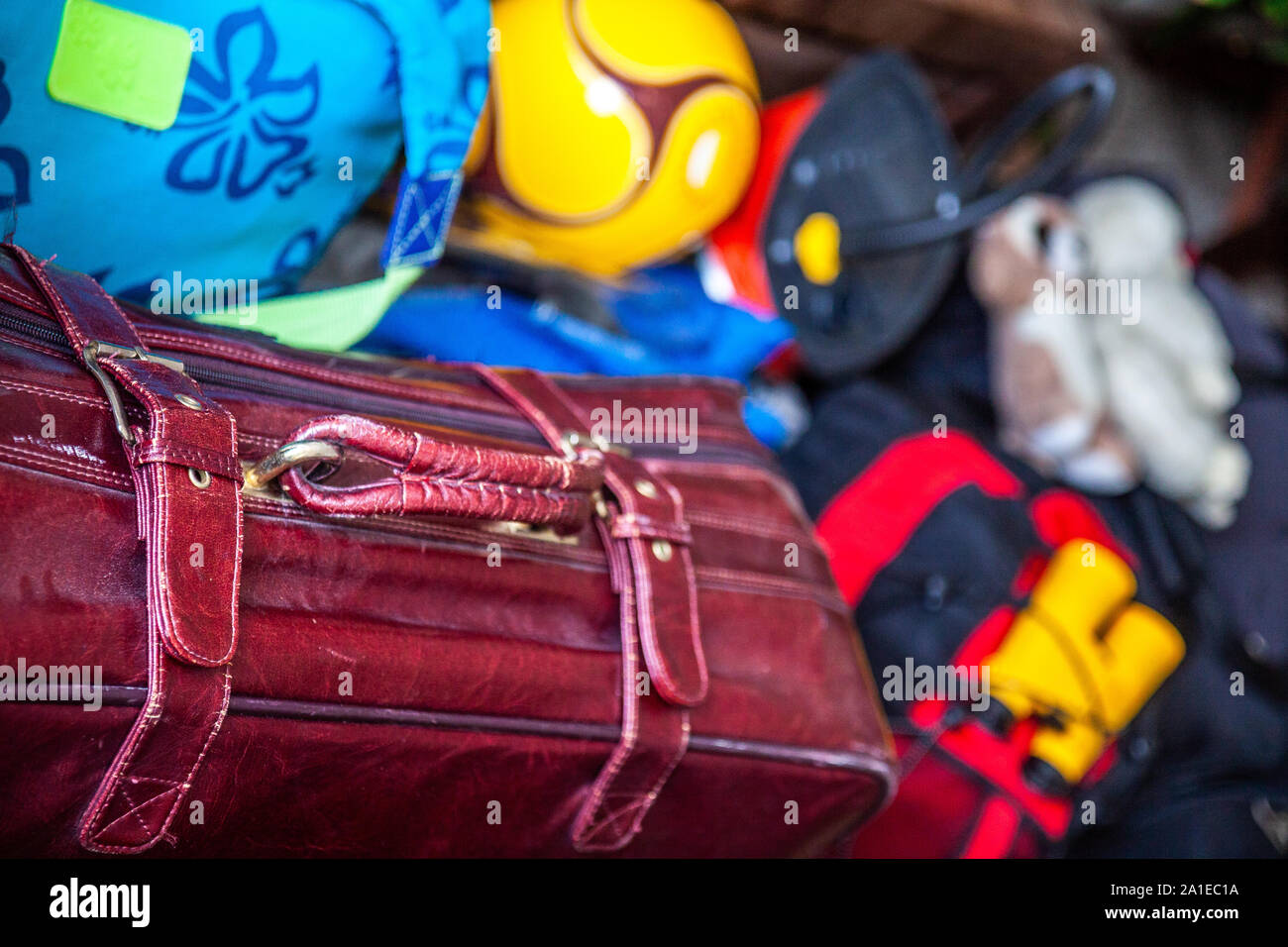 Family holiday suitcase hi-res stock photography and images - Alamy