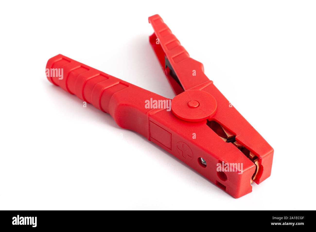 Group of alligator clips or craft wire clips. Perspective view. Used for  creating a temporary electrical connection or for crafts holding photos,  memo Stock Photo - Alamy