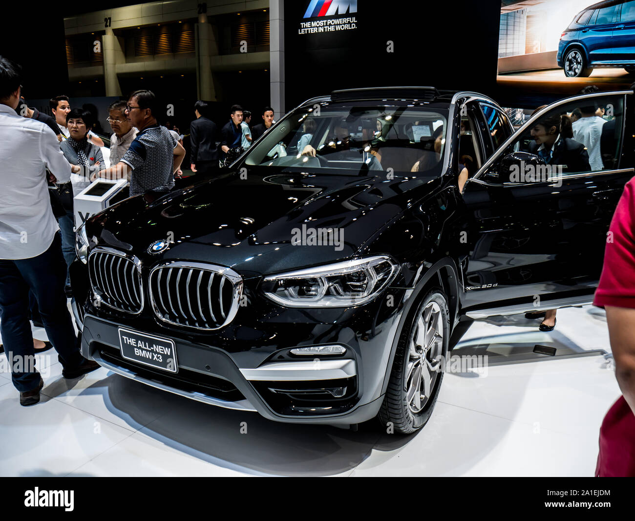 Nonthaburi, THAILAND, December2017 : The All New BMW X3 on display in Motor Expo 2017 at Impact Arena exhibition Muangthong Thani in Thailand. Stock Photo