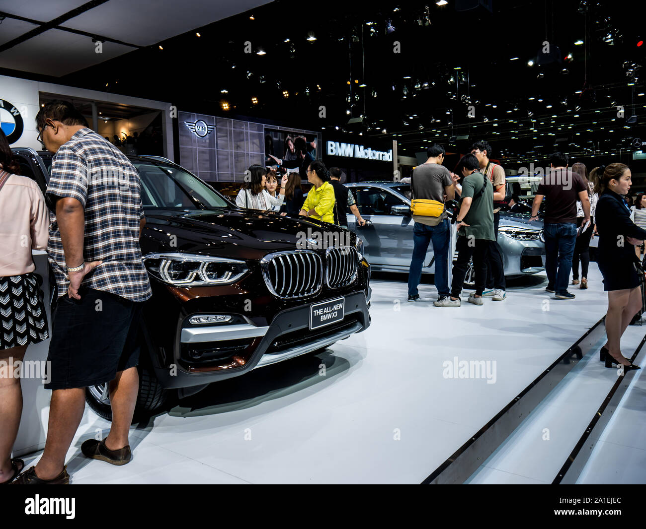 Nonthaburi, THAILAND, December2017 : The All New BMW X3 on display in Motor Expo 2017 at Impact Arena exhibition Muangthong Thani in Thailand. Stock Photo