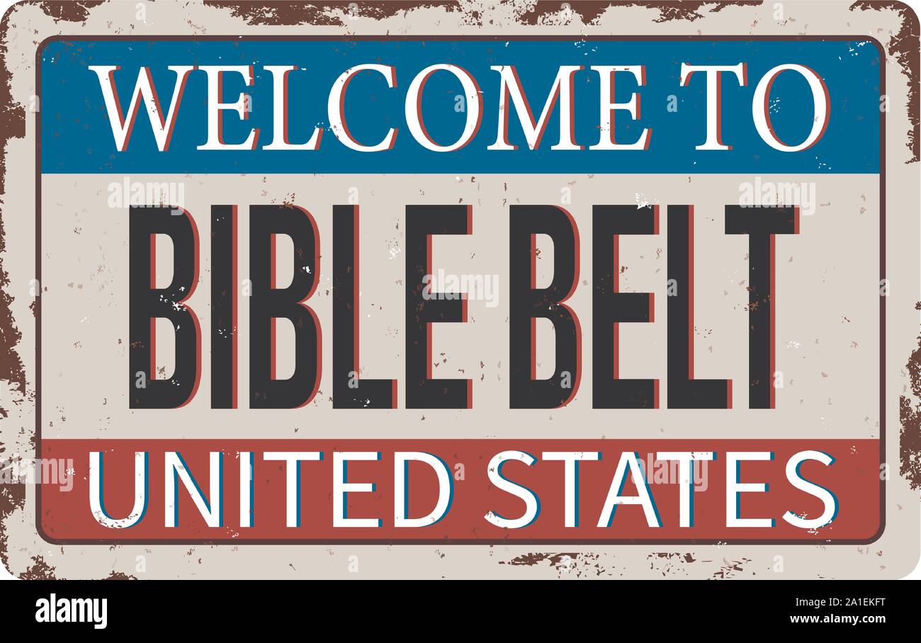 Bible belt map hi-res stock photography and images - Alamy