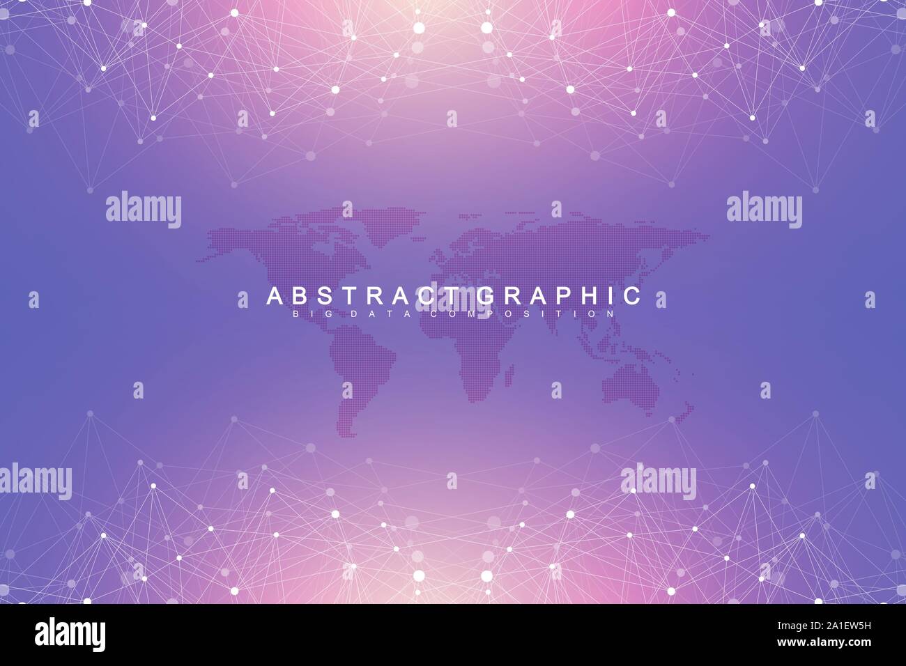 Nano technologies abstract background. Cyber technology concept. Artificial Intelligence, virtual reality, bionics, robotics, global network Stock Vector