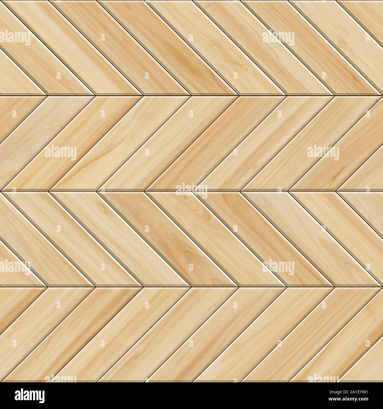 Seamless texture of chevron wooden parquet. High resolution pattern of light wood Stock Photo