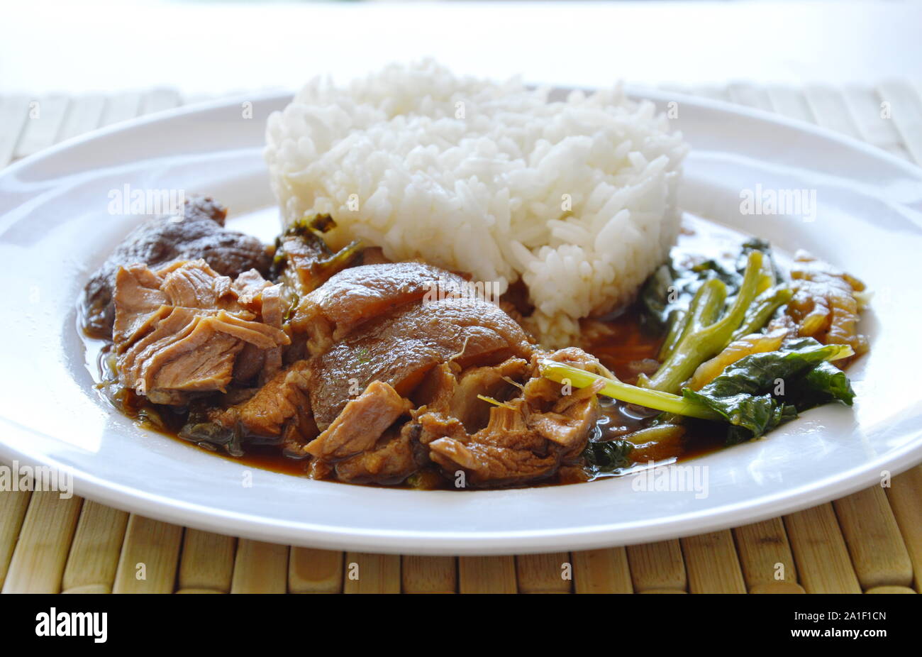 Stewed pork leg pickled hi-res stock photography and images - Alamy