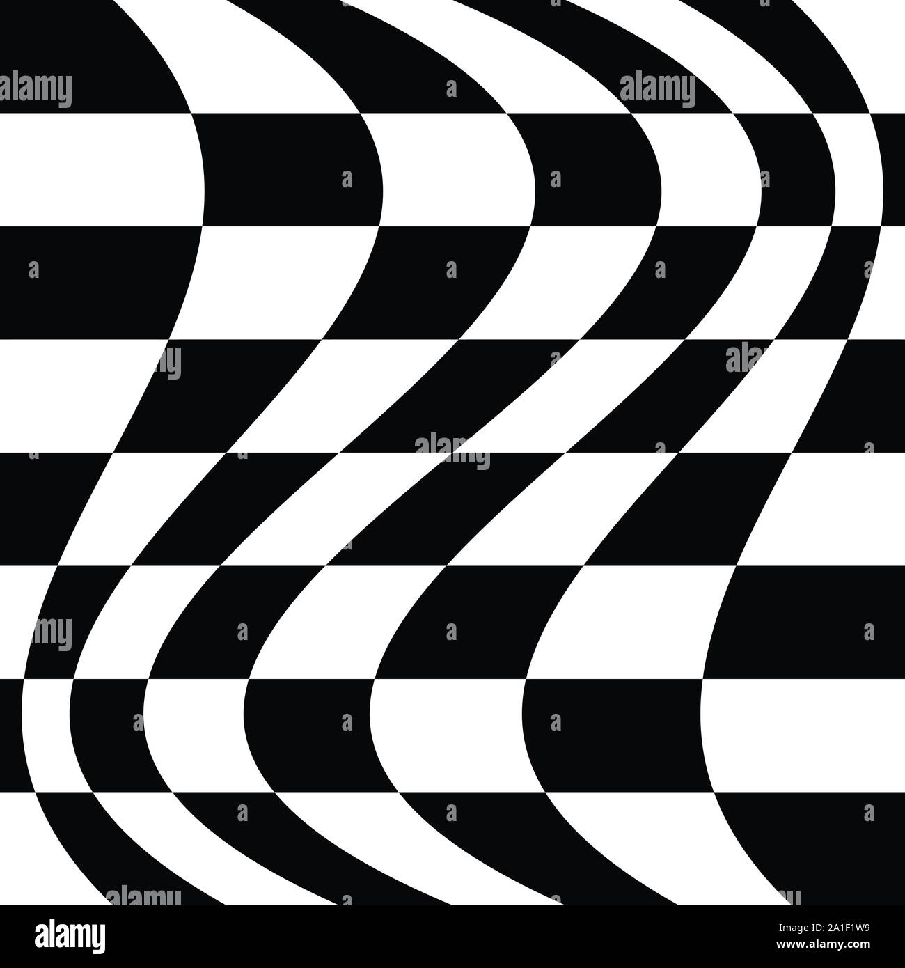 Shivered Pattern Oscillation, ripple, squeeze warp. Curve, camber element. Wavy, waving ...