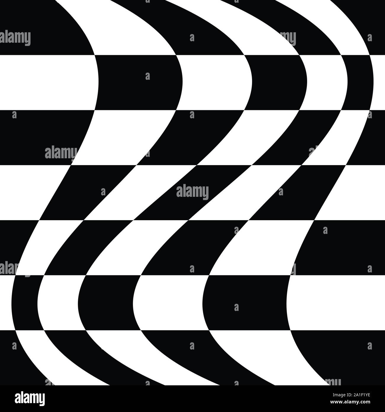 Chess Pattern Ripple Skew bend Stock Vector Images - Alamy