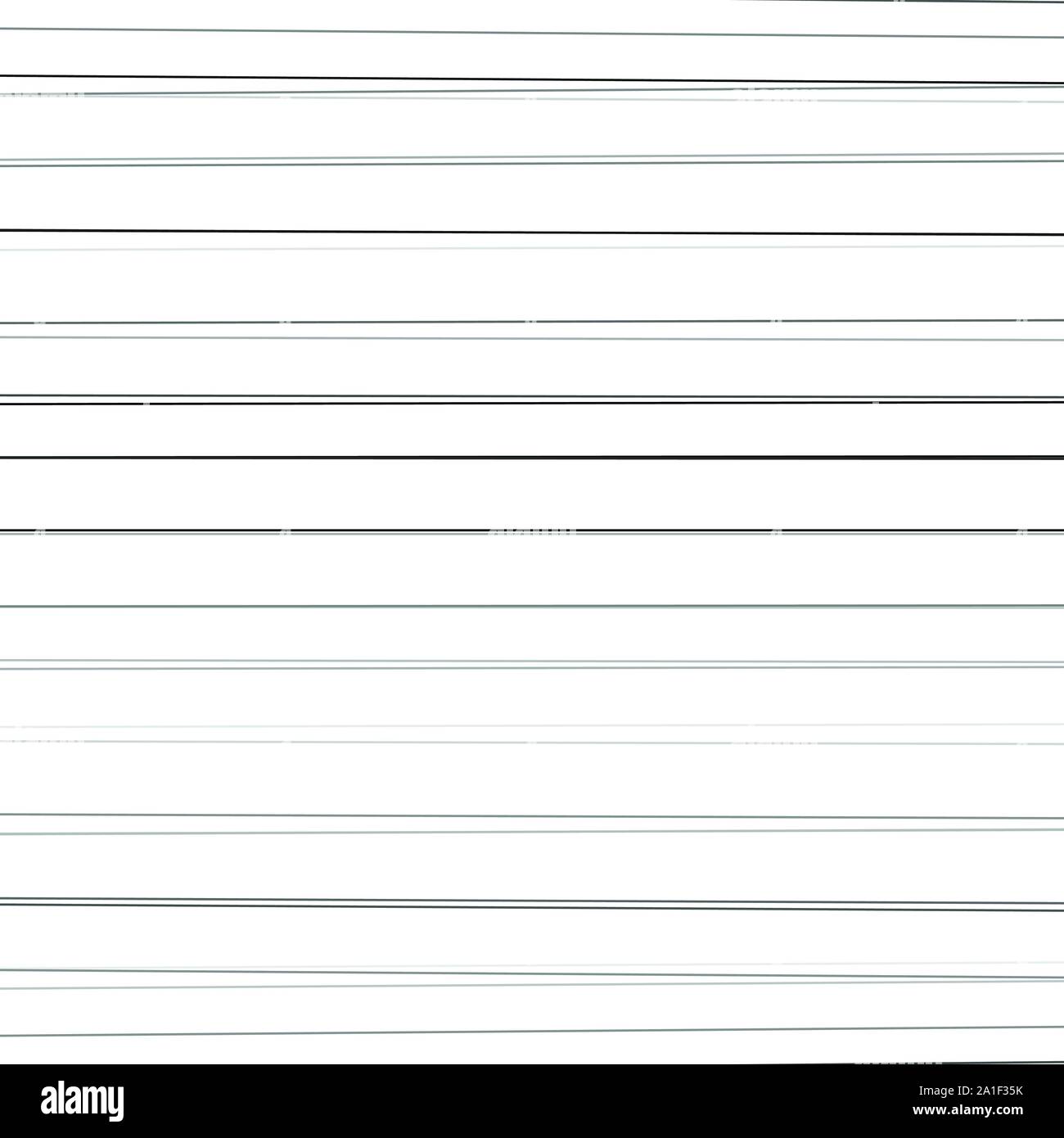 Dynamic horizontal lines, stripes. Random linear, lineal pattern Stock ...