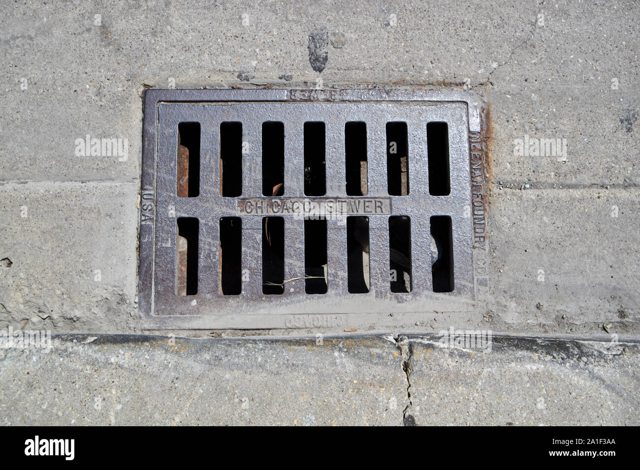 metal chicago sewer storm drain grate from neenah foundry co chicago