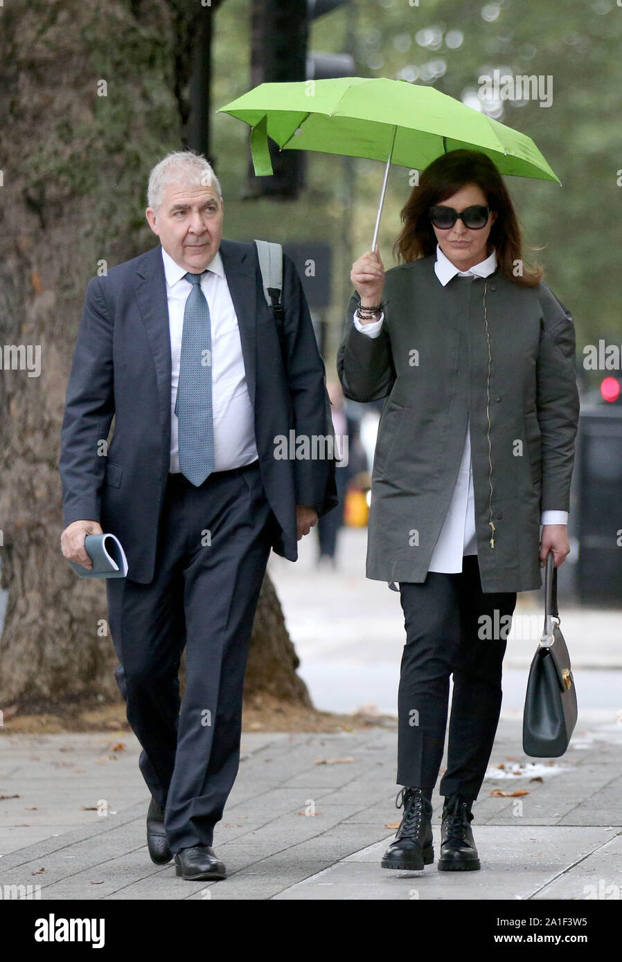 Unexplained Wealth Order recipient Zamira Hajiyeva arrives, with an ...