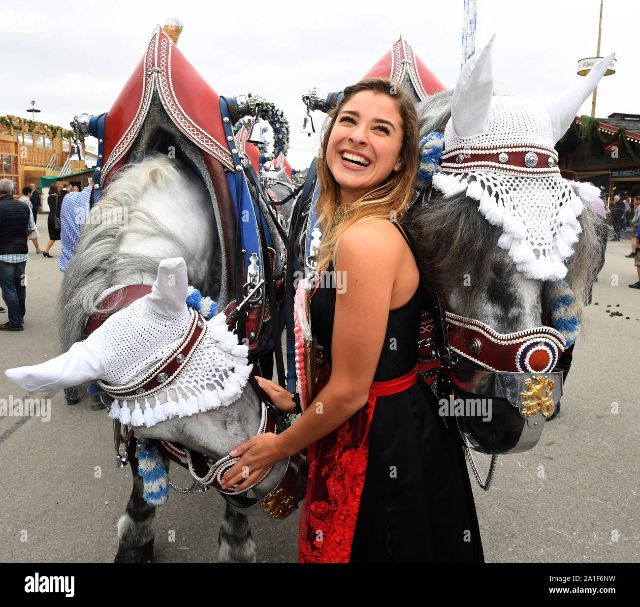 Munich, Germany. 26th Sep, 2019. The Wiesn Playmate 2019 Stella