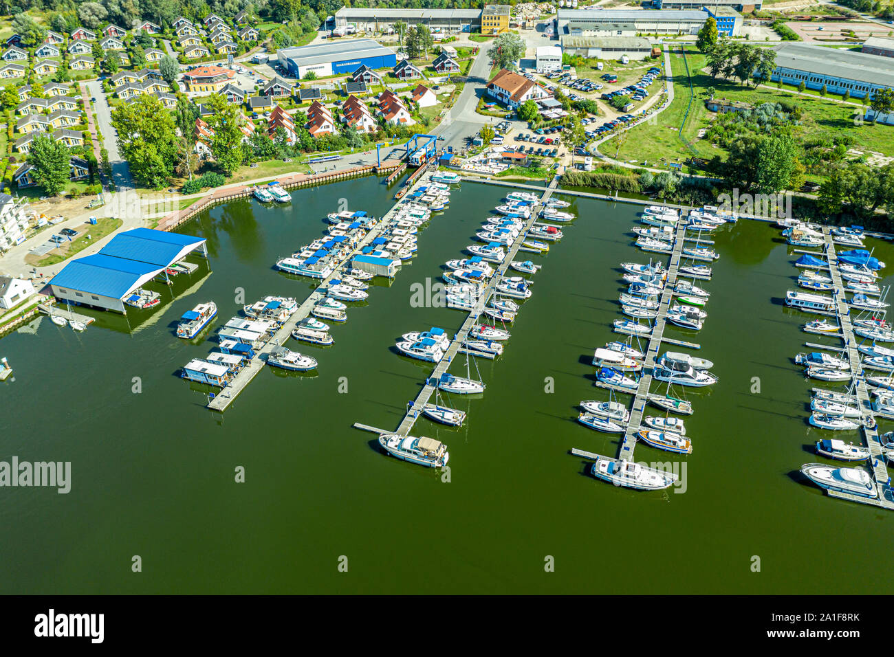 Marina Of Village Rechlin At Lake Mueritz Holiday Cottages
