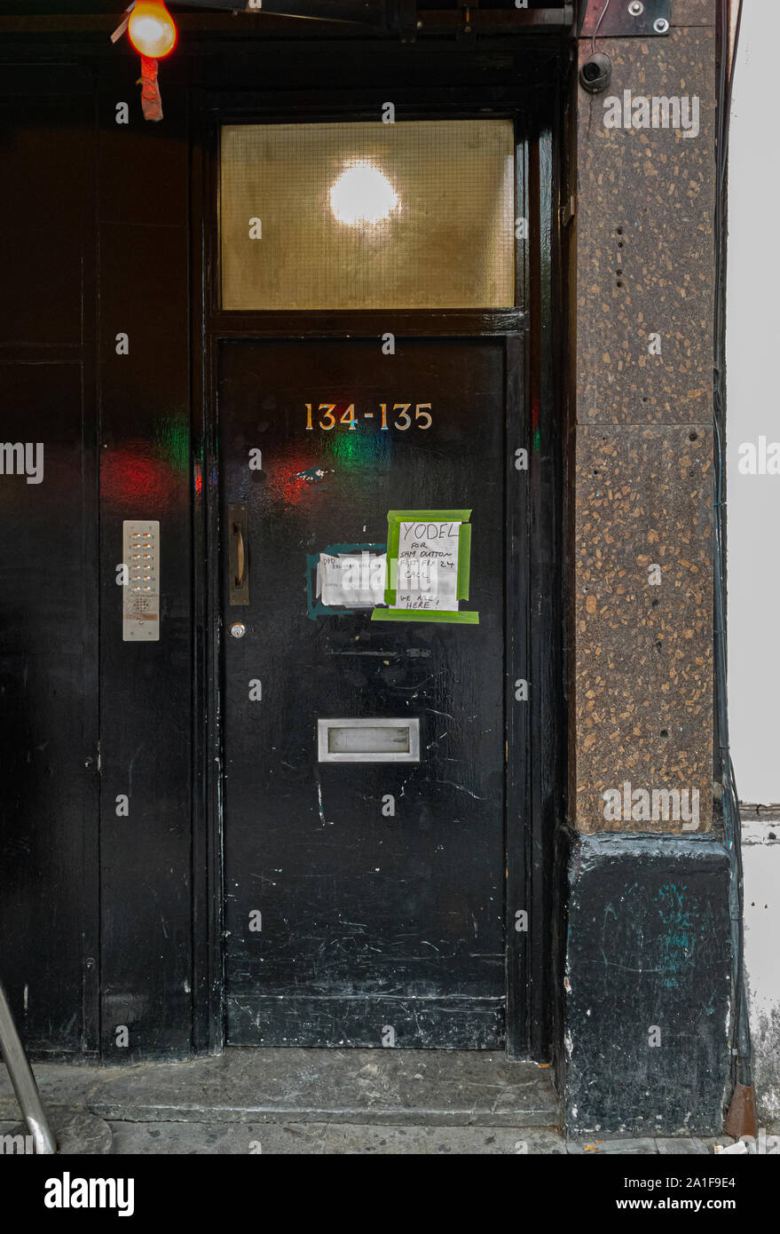 London, United Kingdom. 25th Sep, 2019. Exterior street view of the home  and registered office address in Shoreditch, east London, used by Jennifer  Arcuri for her company Hacker House Limited. The address