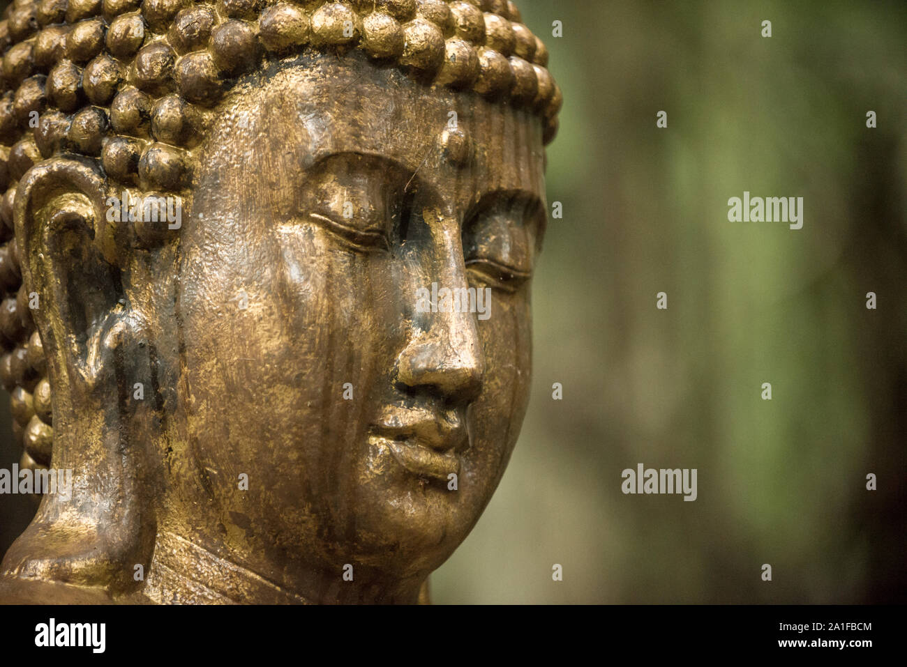Buddha statue in a garden Stock Photo - Alamy