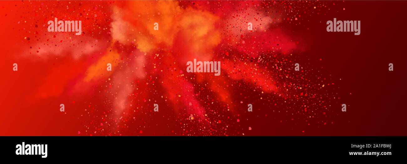 Red Abstract Background Stock Vector