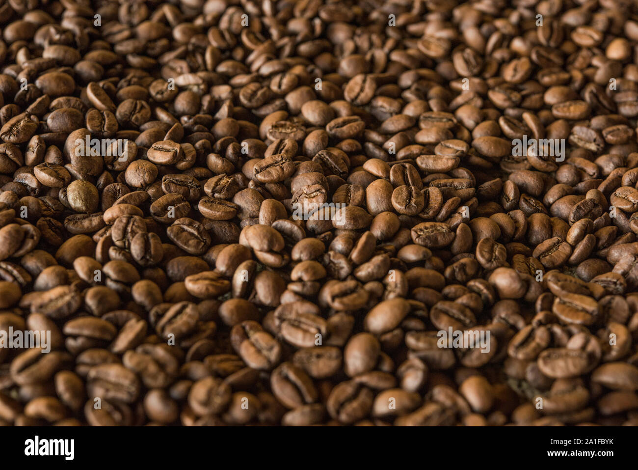 Grains of the best coffee produced in Brazil Stock Photo Alamy