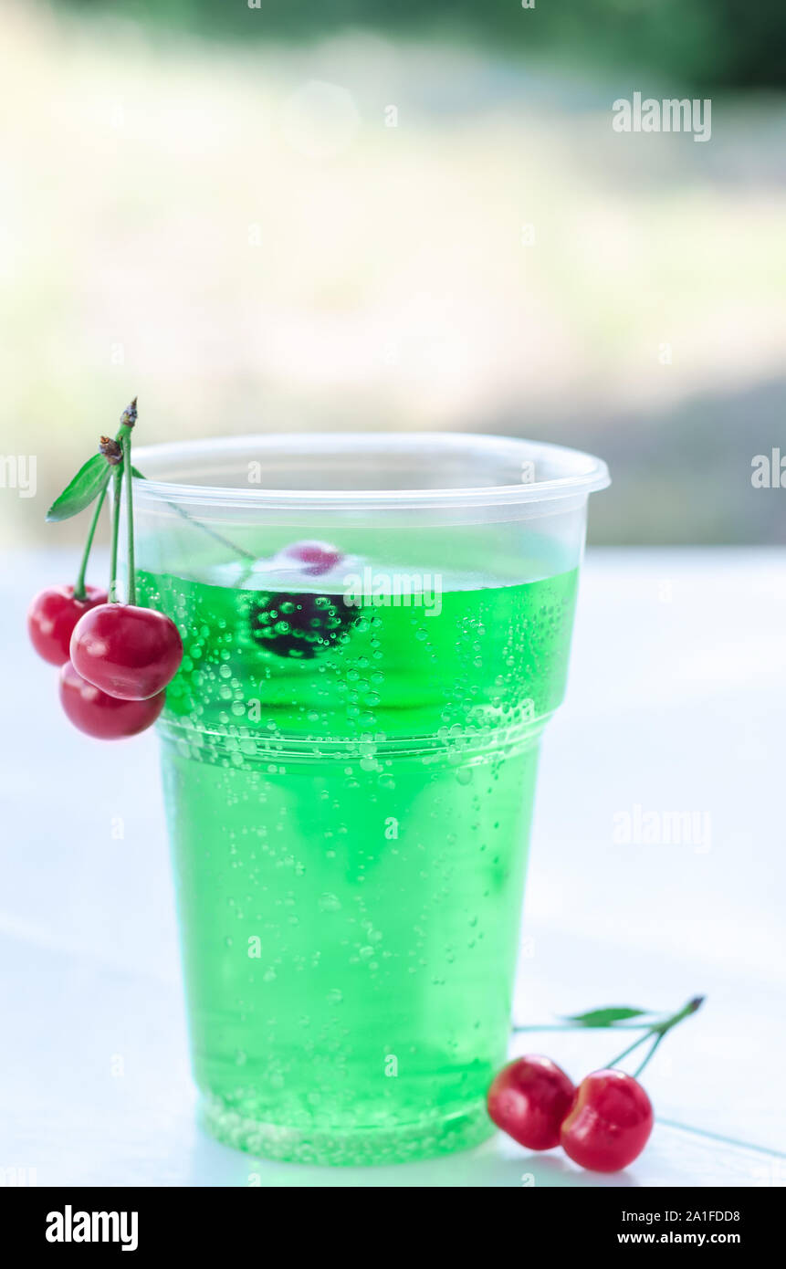 Plastic glass lemonade hires stock photography and images Alamy