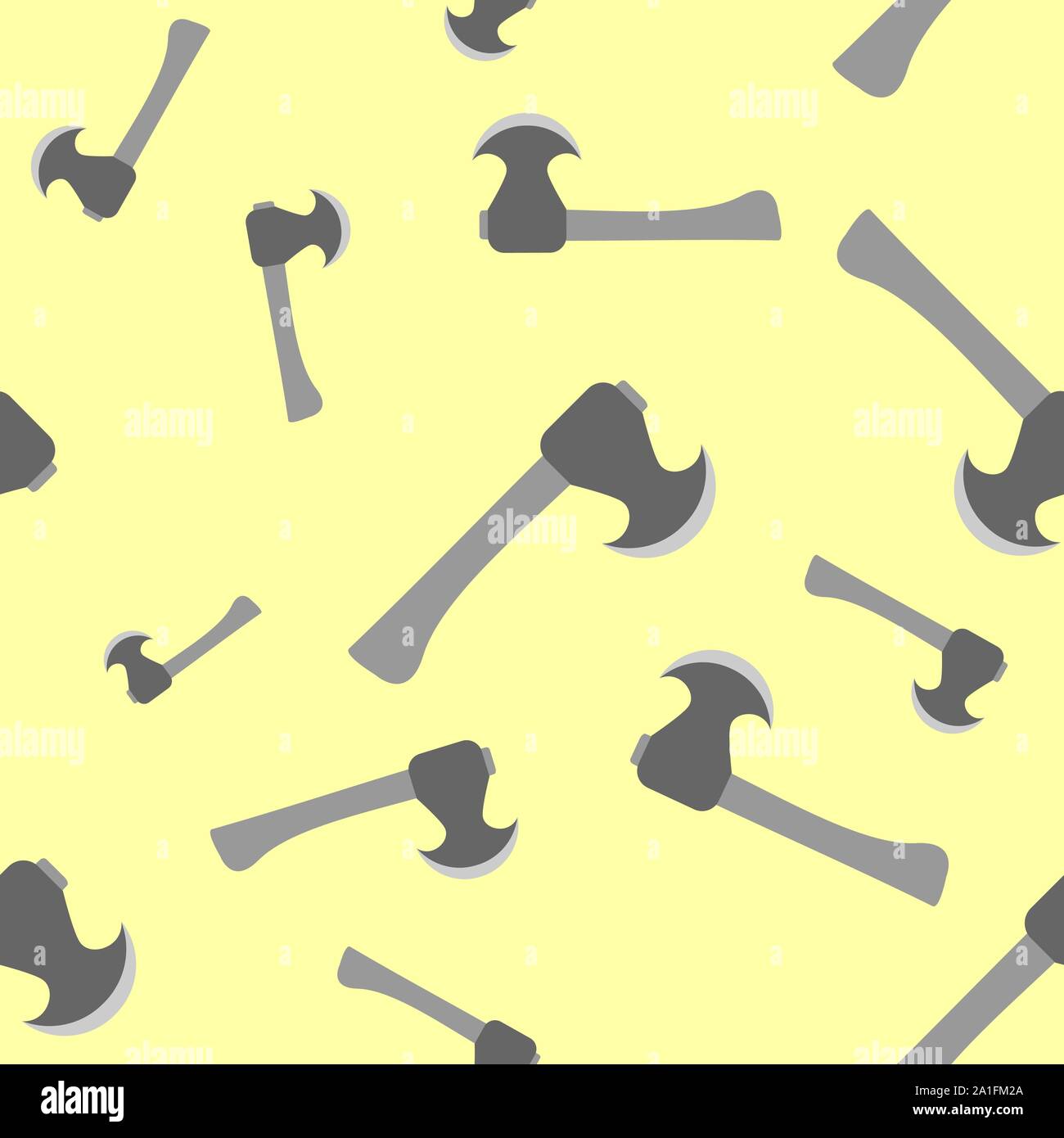 Seamless pattern with lumberjack axes for your design. Vector ...
