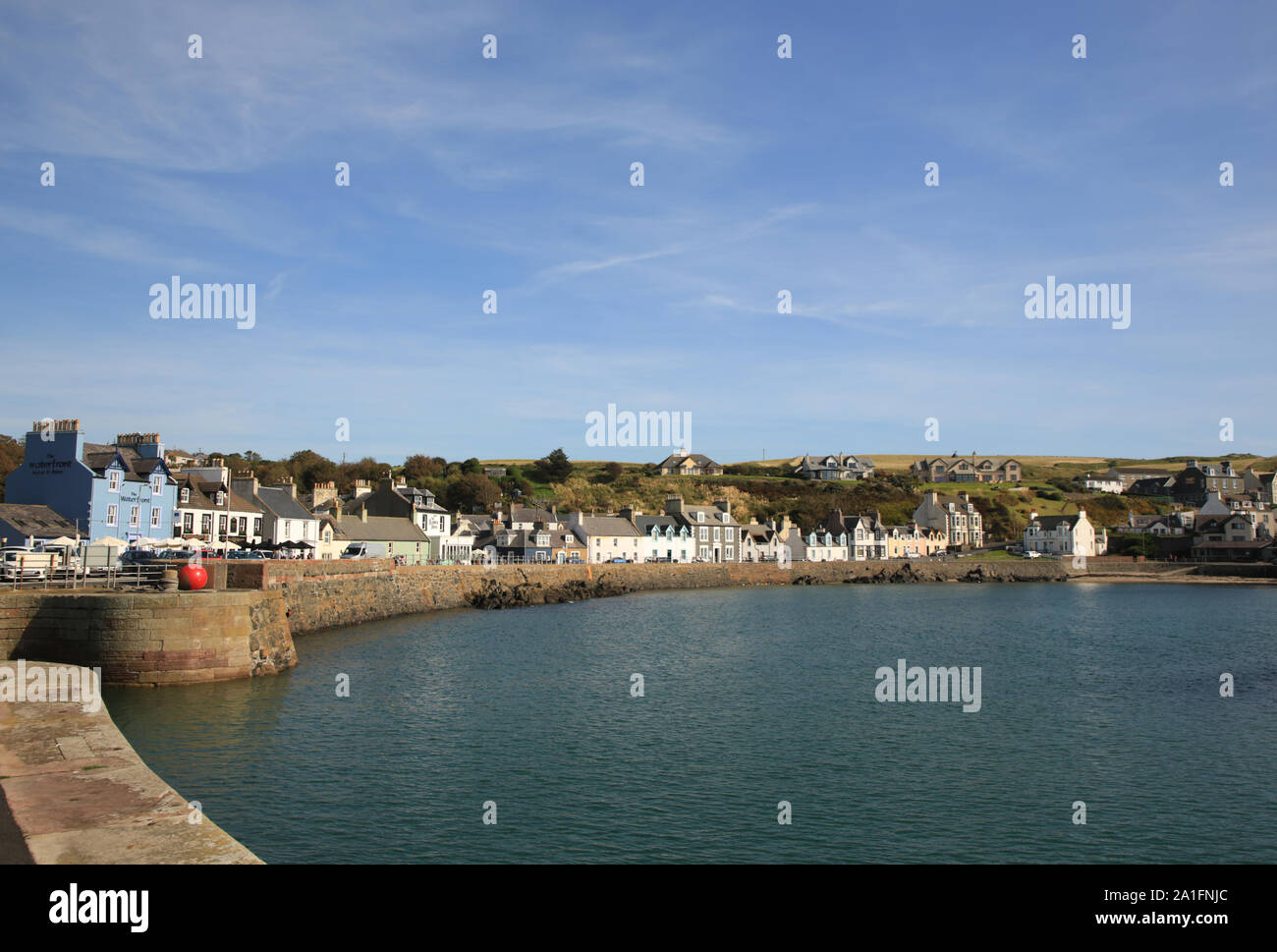 The harbour at Portpatrick, Dumfries and Galloway, Scotland, UK. Stock Photo