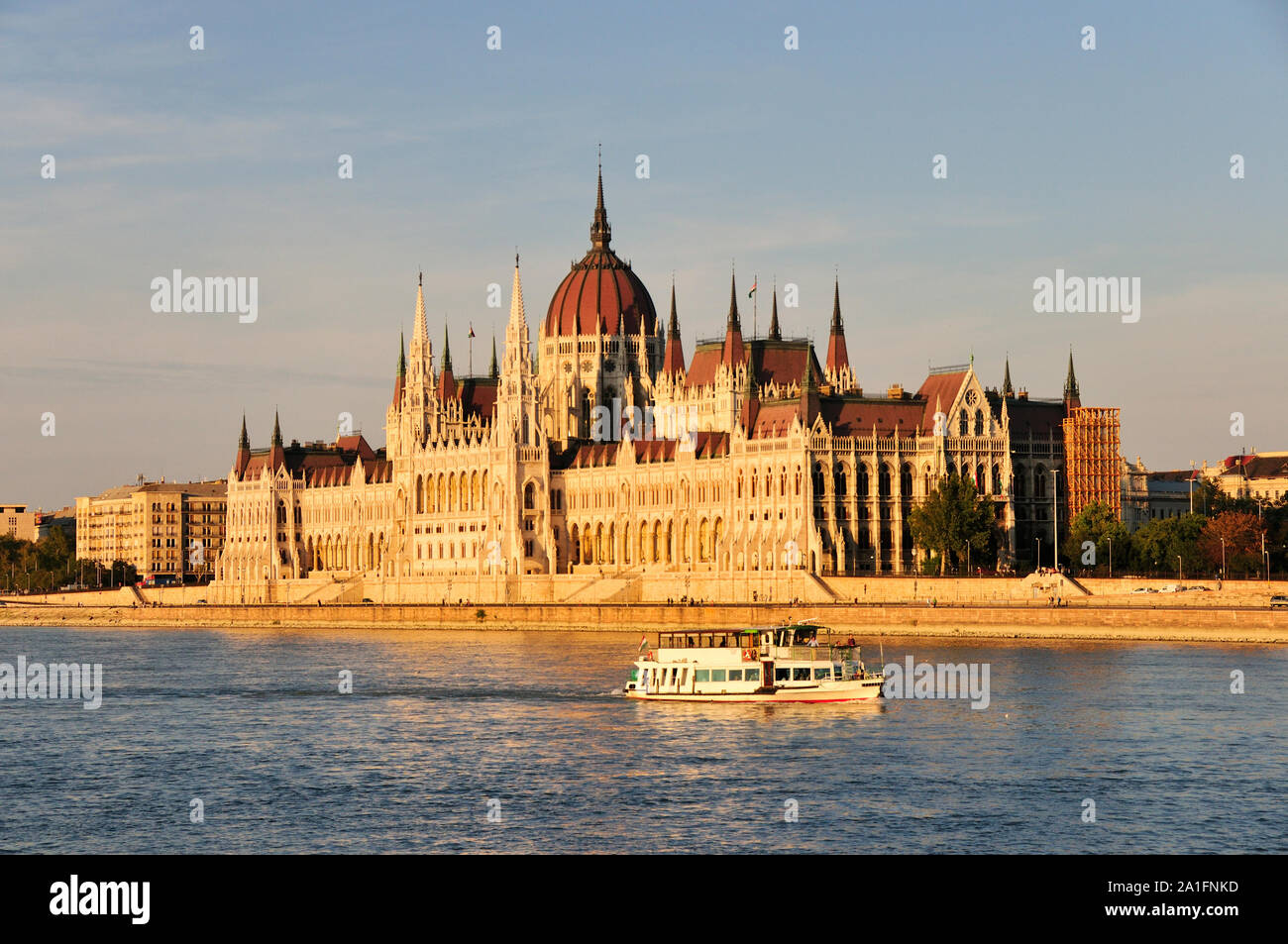 The Parliament building, a UNESCO World Heritage Site. Budapest, Hungary Stock Photo