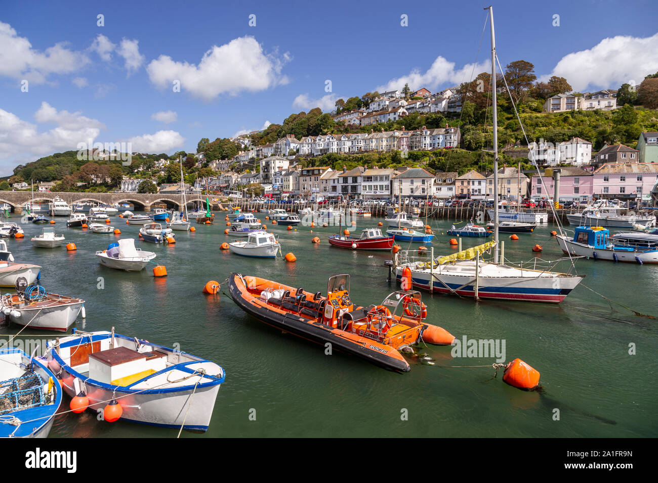 Looe bridge in cornwall hi-res stock photography and images - Alamy
