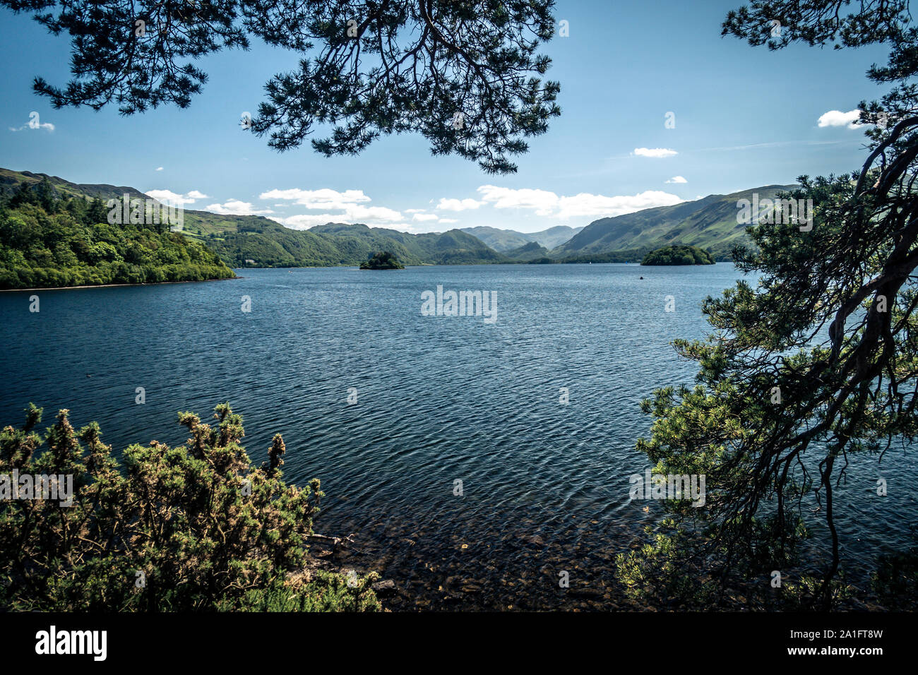 Friar's Crag, looking down Derwent Water, Lake District, Cumbria