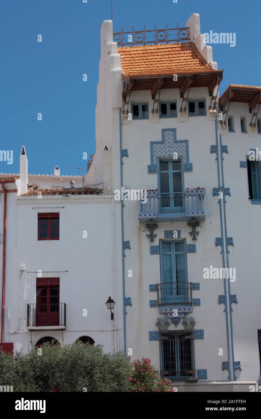 Blue House (Casa azul, in Spanish), architectural symbol of modernist ...