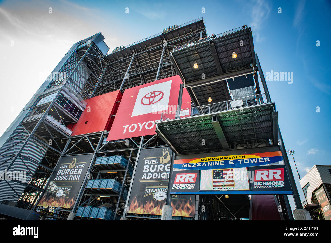 NASCAR Championship 400 at Richmond, VA. race track Stock Photo Alamy