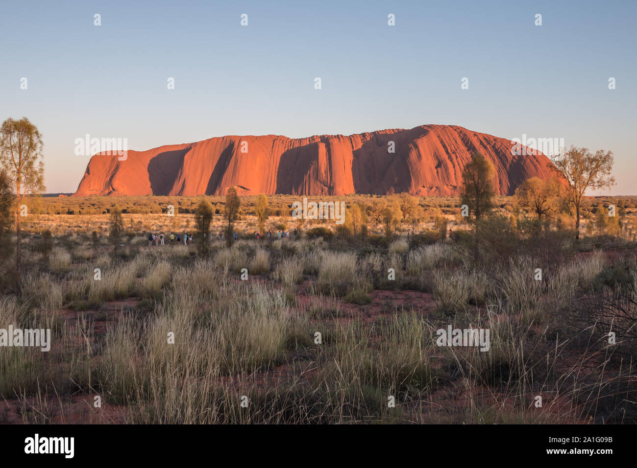 Ayers Rock, Australien, Northern Territory, Uluru-Kata Tjuta National Park Stock Photo