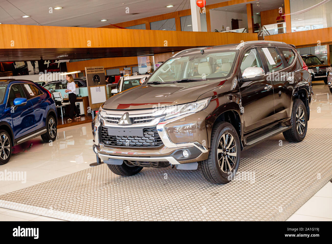 Picture Of A Mitsubishi Pajero Sport 2019 Car Stock Photo Alamy