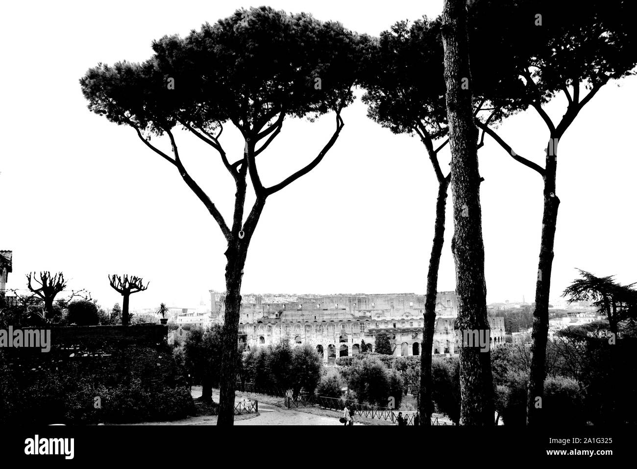 The old amphitheatre Black and White Stock Photos & Images - Alamy
