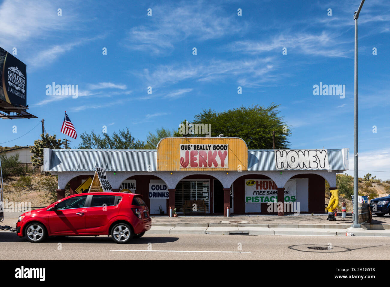 Searchlight Nevada Stock Photo Alamy