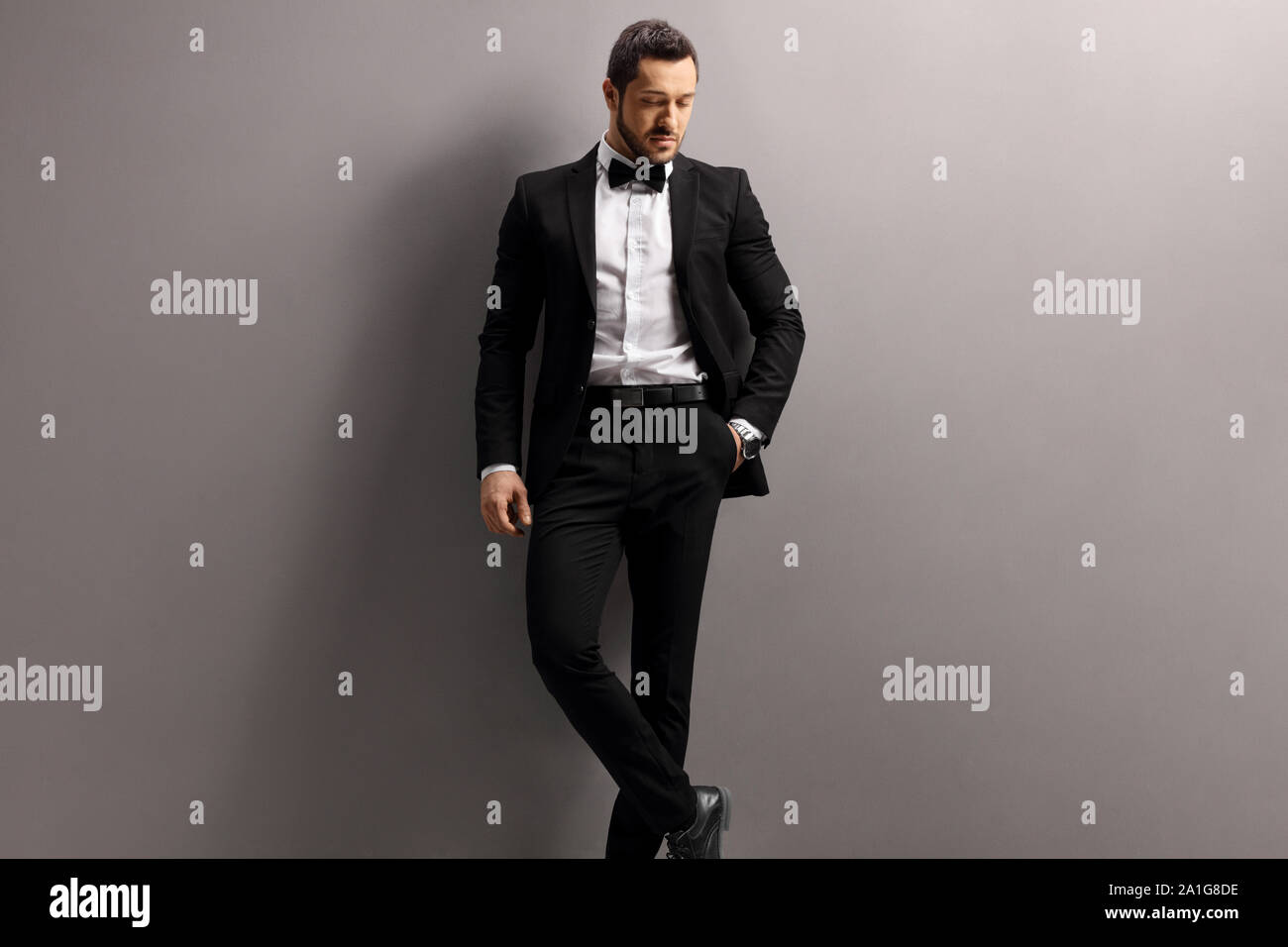 Suit Bow Tie Hi-Res Stock Photography And Images - Alamy