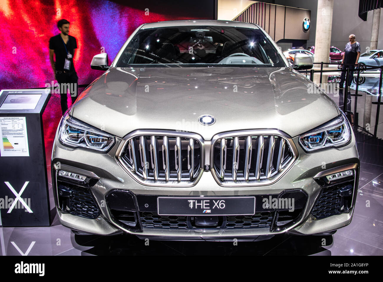 Frankfurt, Germany, Sep 2019: all new BMW X6 3rd gen at IAA, Third ...