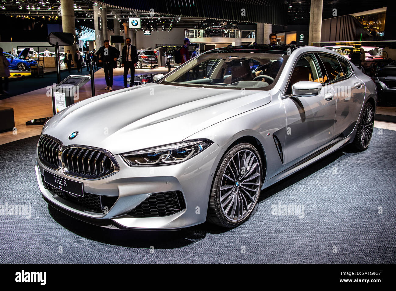 Frankfurt Germany Sep 19 Bmw 8 Series M850i Xdrive At Iaa 2nd Gen G16 Model Year 8 Class Four Door Gran Coupe Sports Car Built By Bmw Stock Photo Alamy