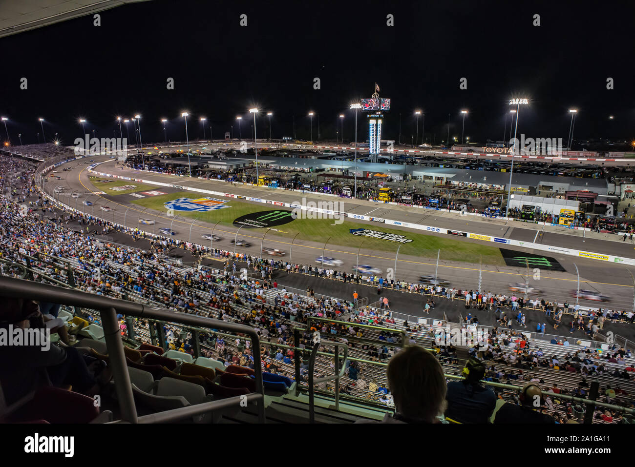 NASCAR Championship 400 at Richmond, VA. race track Stock Photo - Alamy