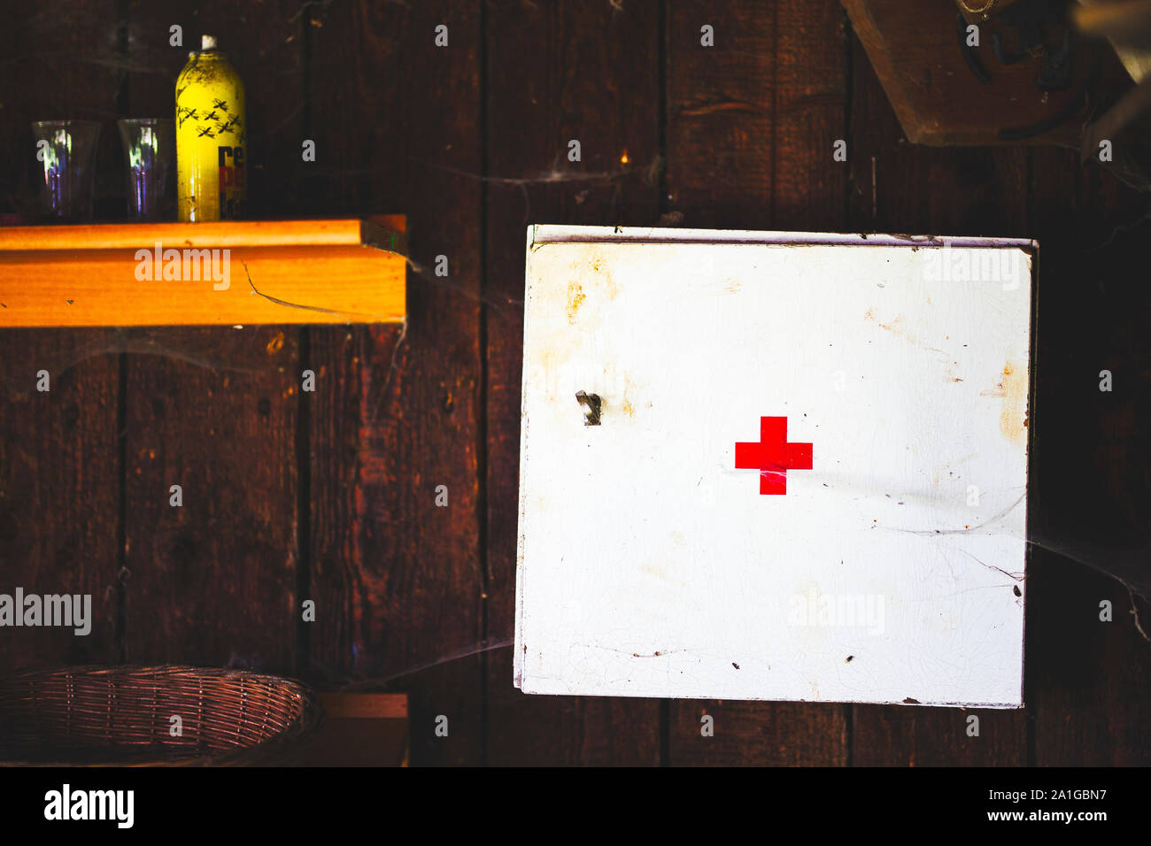 First Aid box Stock Photo