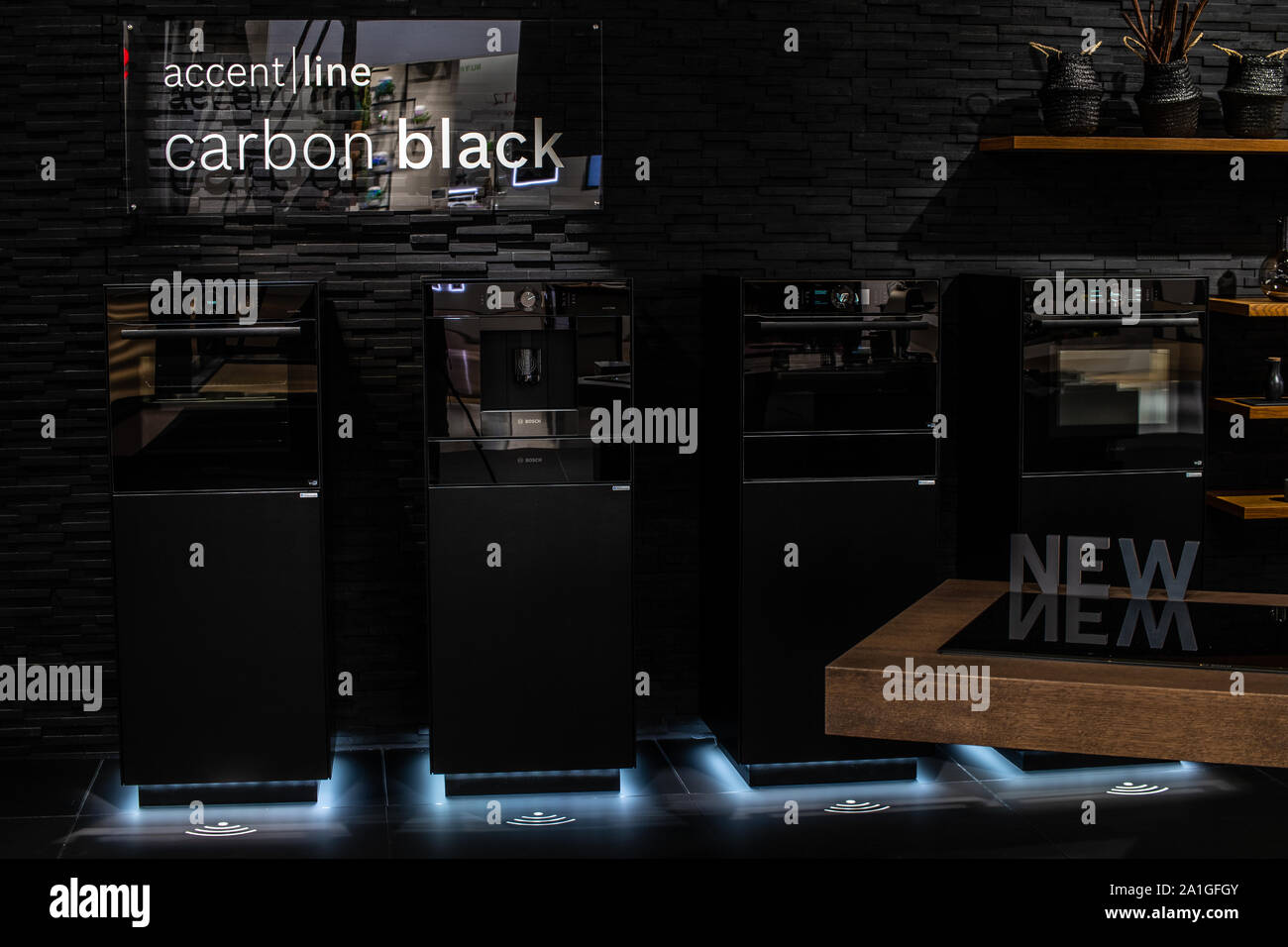 Accent Line Carbon Black Stock Photos Accent Line Carbon Black