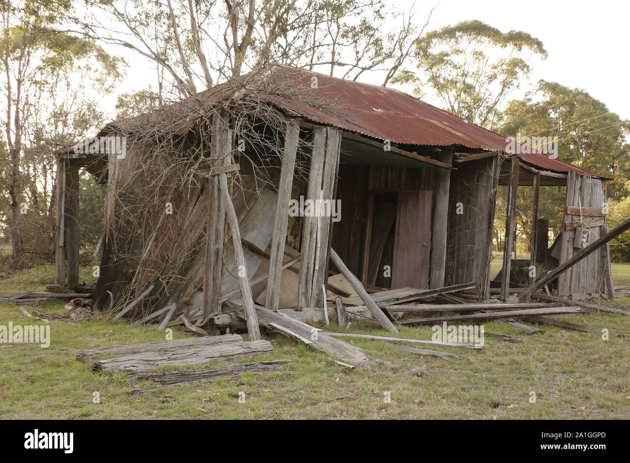 Derelict farm house Stock Photo