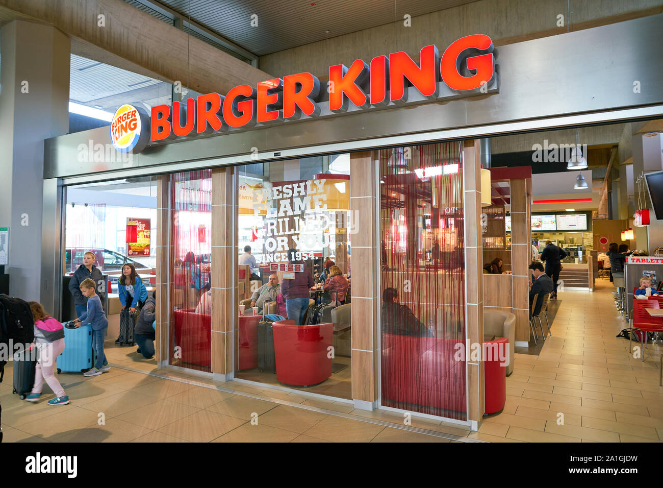 COLOGNE, GERMANY CIRCA OCTOBER, 2018 Burger King at Cologne Bonn Airport Stock Photo Alamy