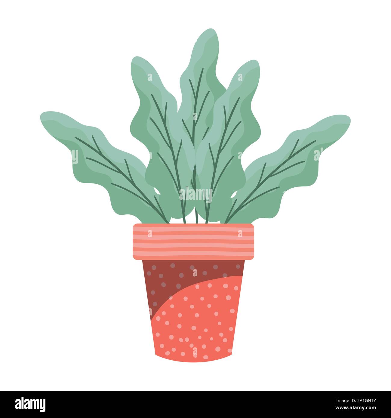 autumn plant in ceramic pot seasonal icon Stock Vector Image & Art - Alamy