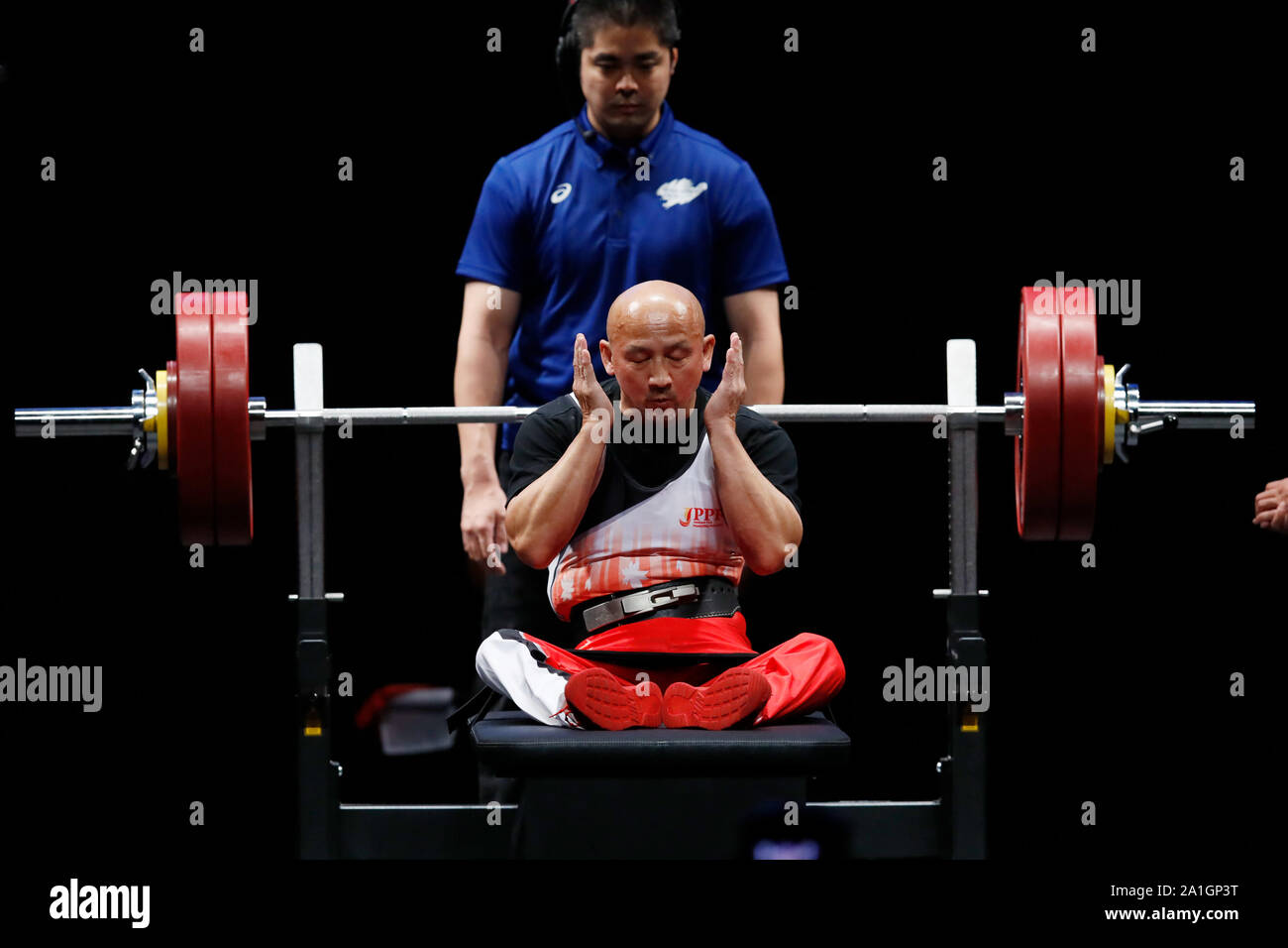 Tokyo, Japan. 26th Sep, 2019. Takashi Jo (JPN) Para Powerlifting