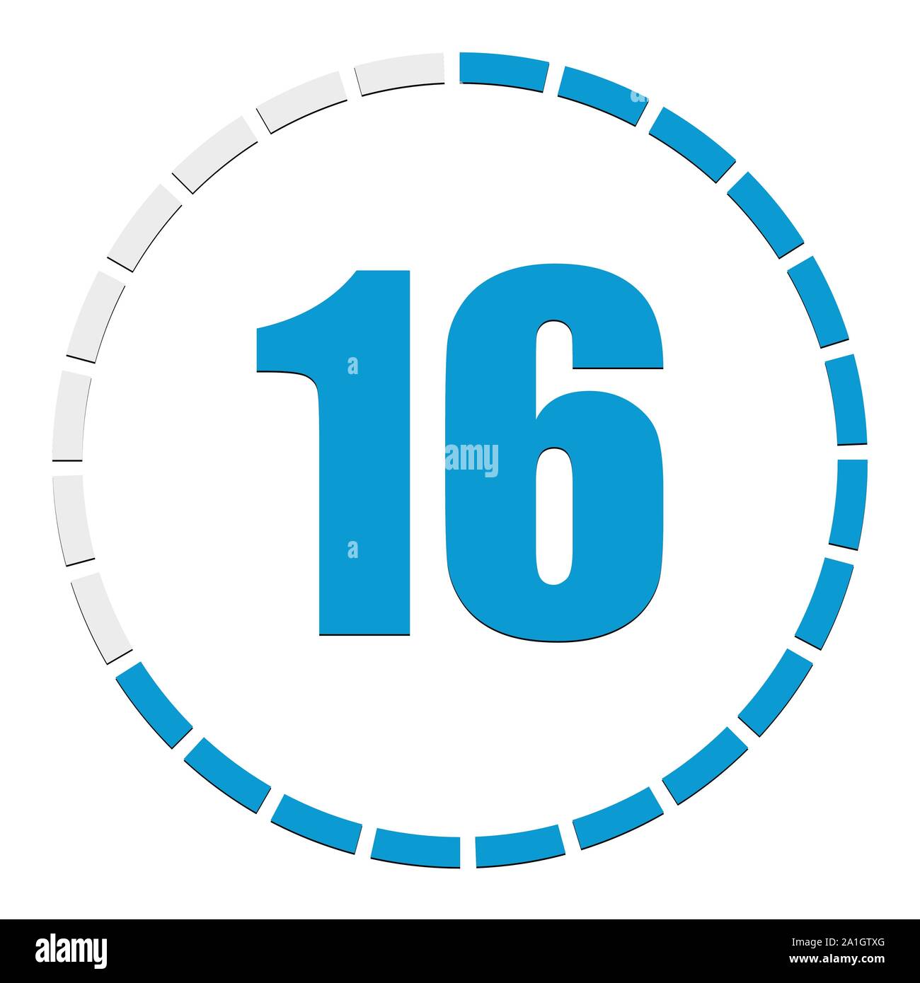Circular chart, graph. Progress, completion, step indicator. Diagram