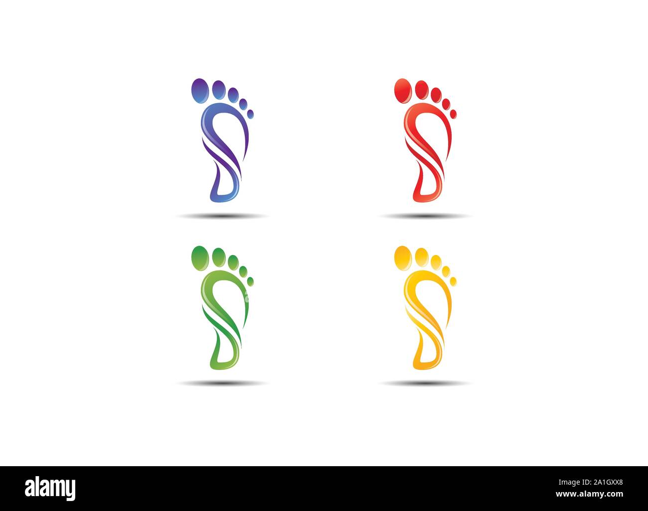 Foot and care icon logo template, Foot and ankle healthcare, Foot