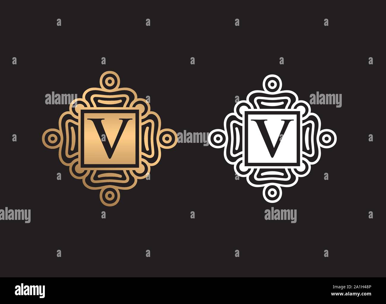 letter initial logo design vector template, Letter Logo Design With ...