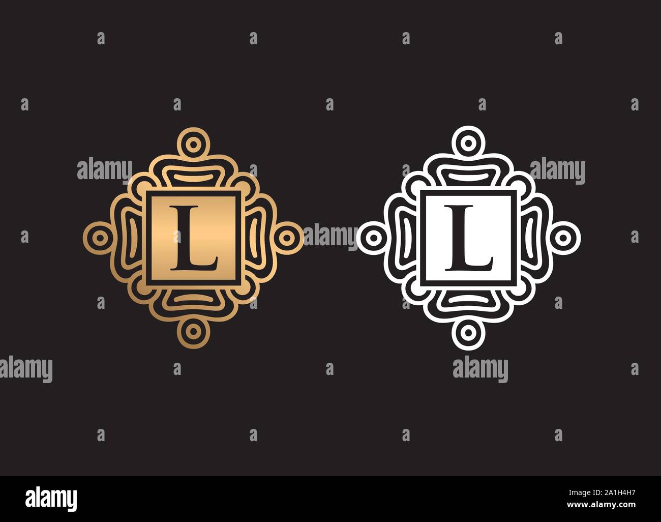 letter initial logo design vector template, Letter Logo Design With ...