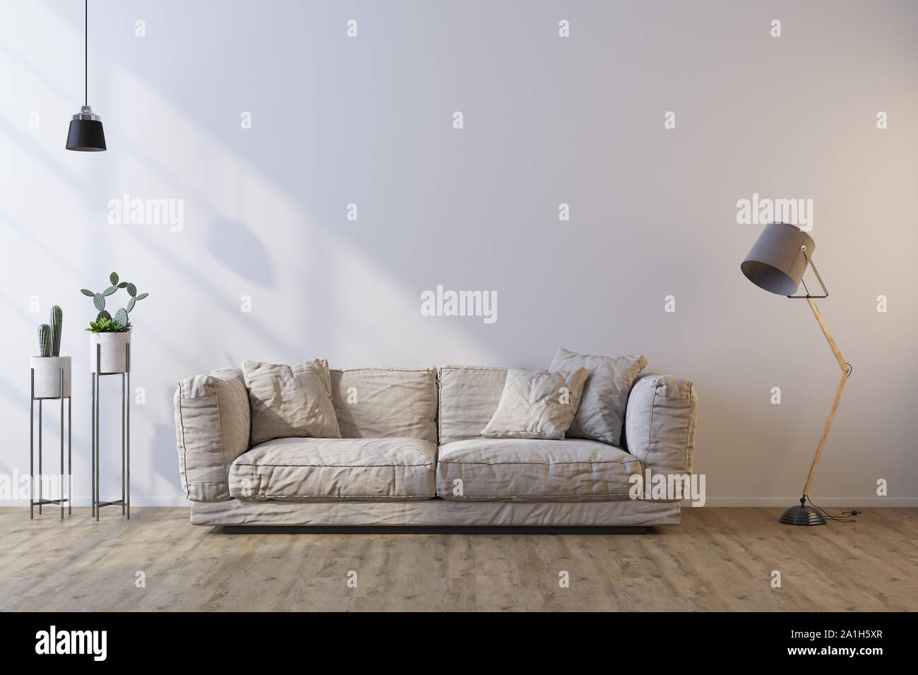 Decorative Background For Home Office And Hotel Modern Interior Design Living Room Sofa And Modern Interior Details On The Background Of A White Cla Stock Photo Alamy