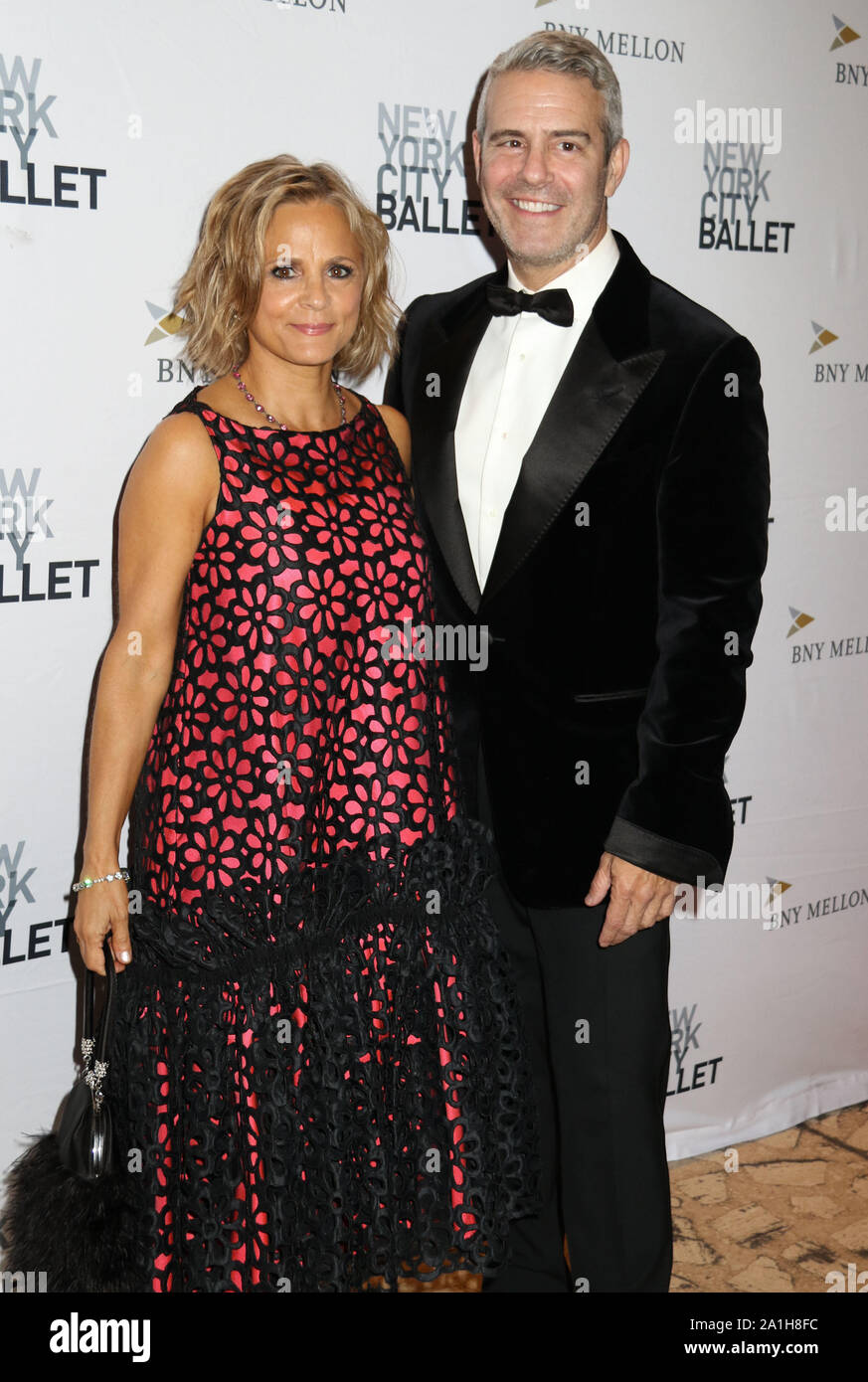 September 26, 2019, New York, New York, USA: Actress AMY SEDARIS and ANDY  COHEN attend the 2019 NYC Ballet Fall Fashion Gala held at the David H.  Koch Theater at Lincoln Center. (