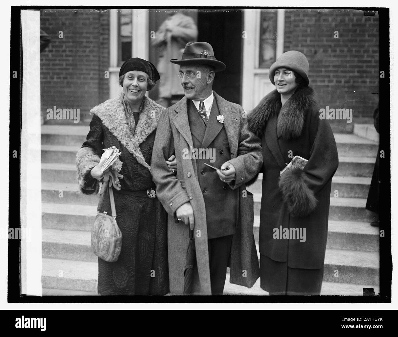 Mrs. Wm. Mitchell, Mr. Sidney Miller and Mrs. Arthur Young, 10/30/25 Stock Photo