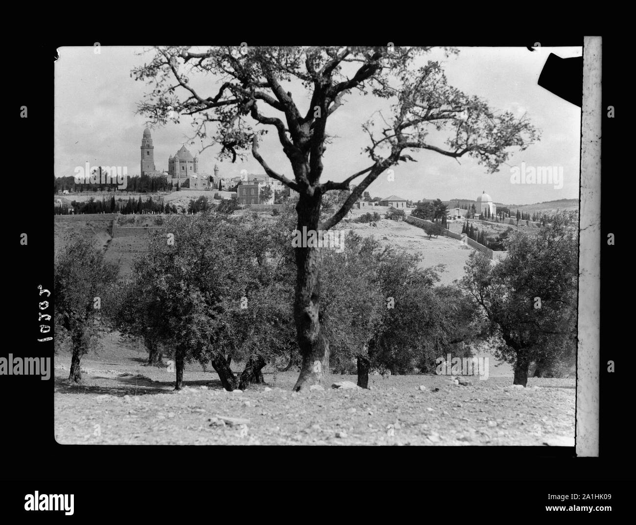Mt. Zion from valley of Hinnom Stock Photo Alamy