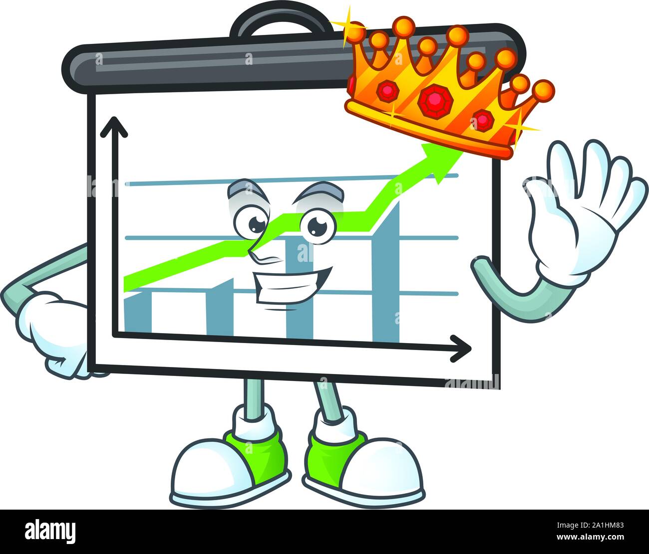 King up graphic board cartoon mascot style Stock Vector Image & Art - Alamy